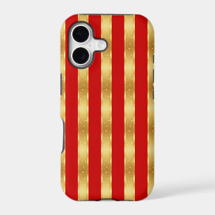 Starlight Red & Gold iPhone 17 Case