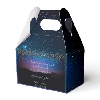 Starlight Romantic Wedding Theme Favor Box