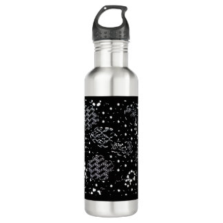 Starlight Silkscreen flask design Stainless Steel Water Bottle