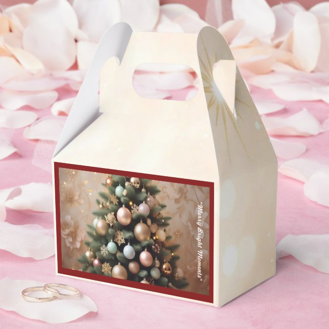 "Starlight Snowfall" Favor Boxes (Wedding)