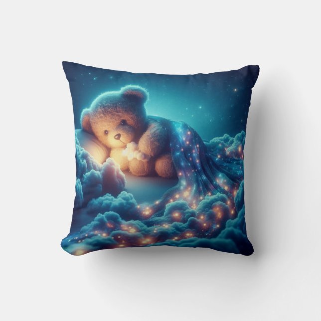 Starlight Snuggle Throw Pillow (Front)