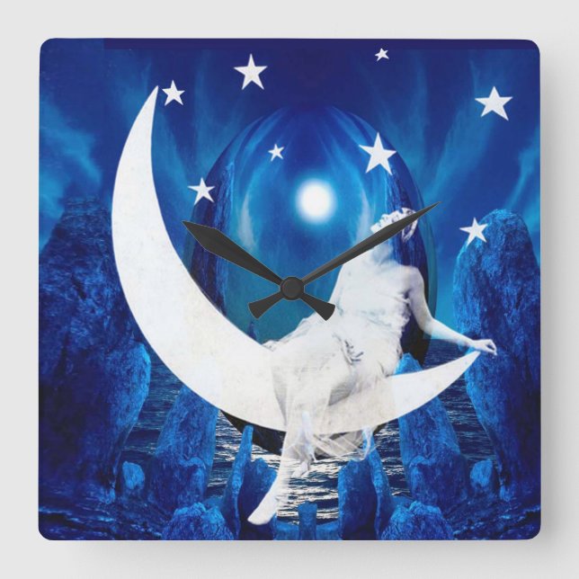 Starlight Square Wall Clock (Front)