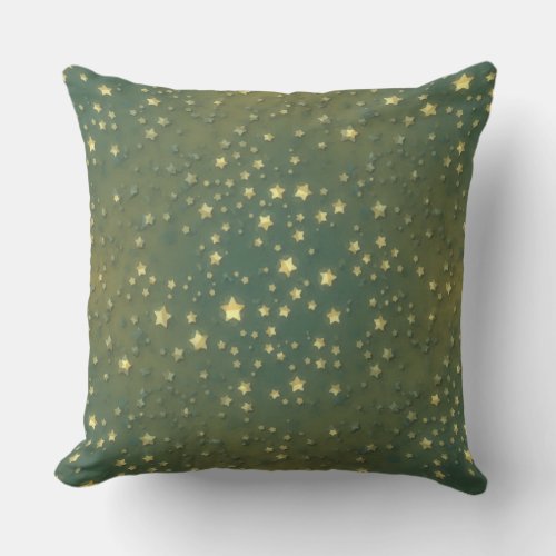 Starlights on Water Throw Pillow