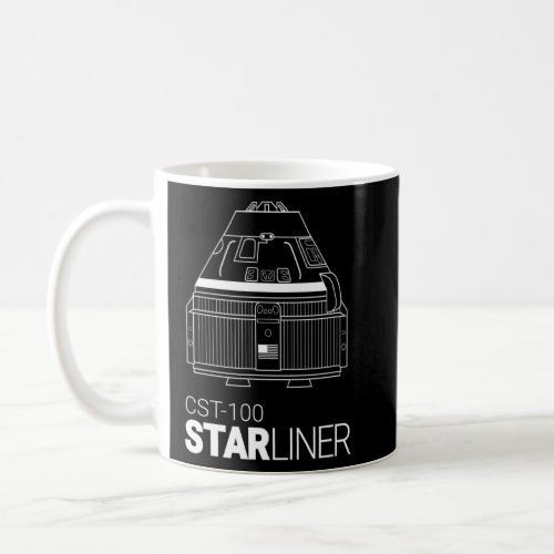Starliner Space Capsule Rocket Space Station Iss L Coffee Mug