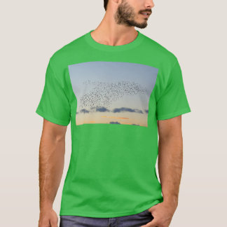 Starling whale formation Long T-Shirt
