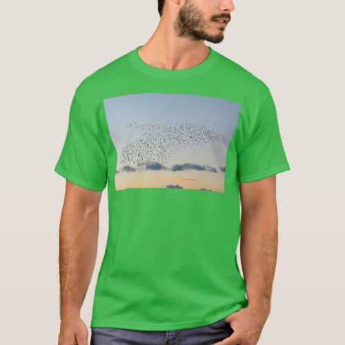 Starling whale formation Long T_Shirt