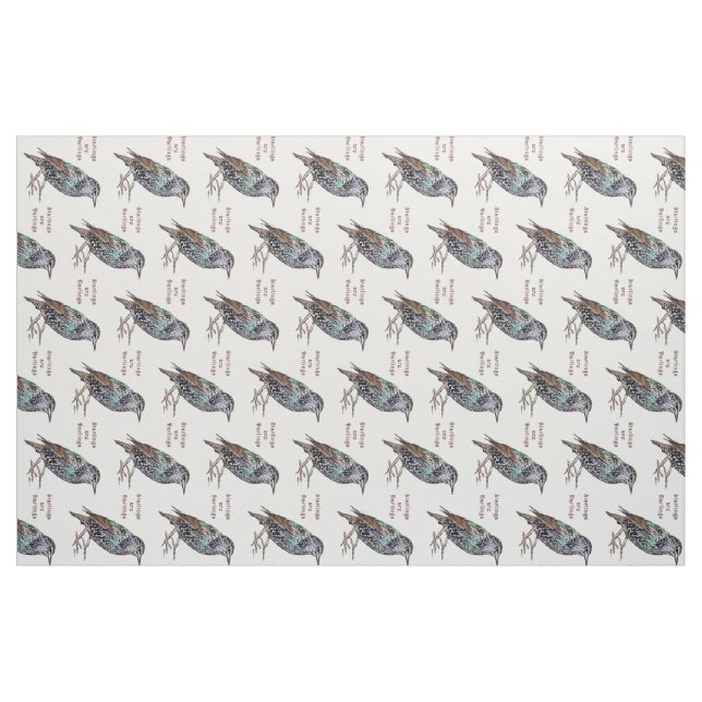 Starlings Are Darlings Fabric (Yard)