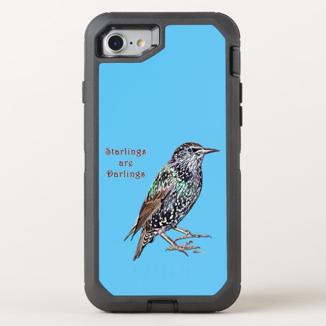 Starlings Are Darlings Otterbox iPhone Case (Back)
