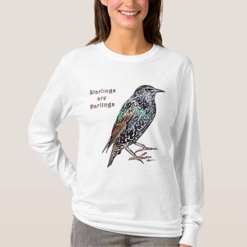 Starlings Are Darlings T_Shirt