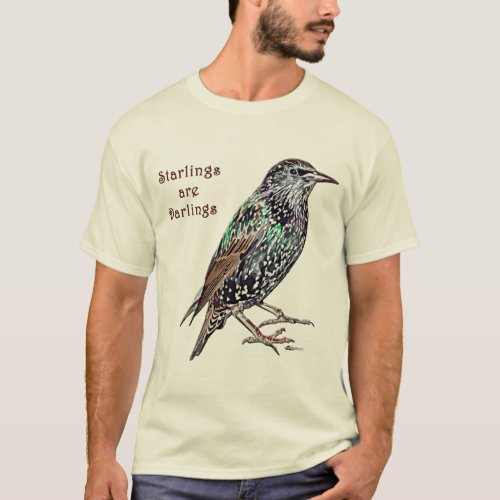 Starlings Are Darlings T_Shirt