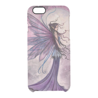Starlit Amethyst Purple Fairy Fantasy Art Clear iPhone 6/6S Case