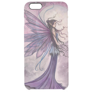 Starlit Amethyst Purple Fairy Fantasy Art Clear iPhone 6 Plus Case