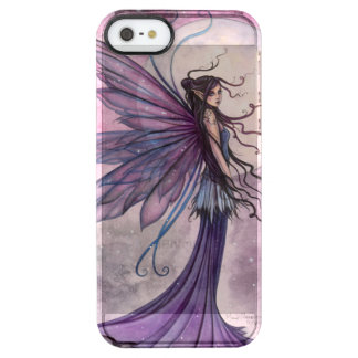 Starlit Amethyst Purple Fairy Fantasy Art Clear iPhone SE/5/5s Case