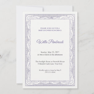 Starlit Cumulus Baby Shower Invitation