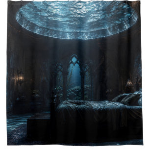Starlit Dome Bedroom Shower Curtain