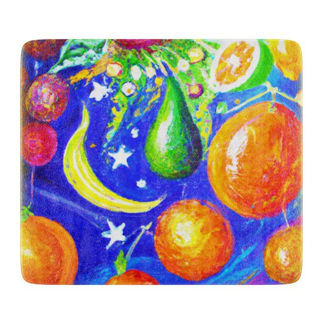 Starlit Fruit Basket. Buy Now Cutting Board (Front)