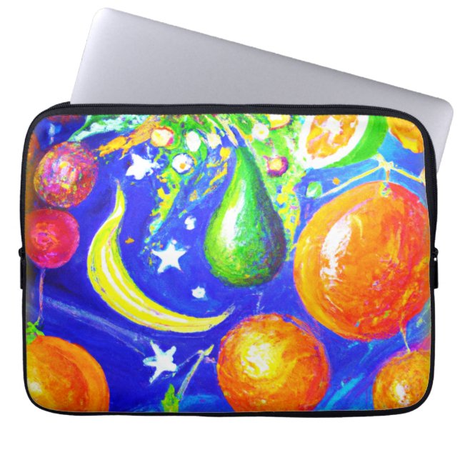 Starlit Fruit Basket. Buy Now Laptop Sleeve (Front)