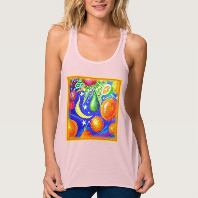 Starlit Fruit Basket. Buy Now Tank Top (Front)