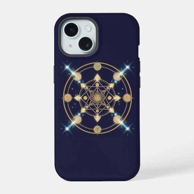 Starlit Geometry – The Code of Infinity Iphone Case (Back)