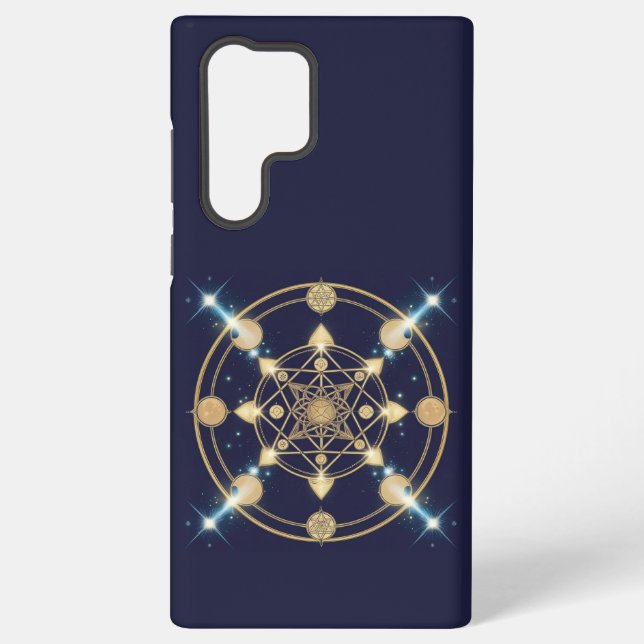 Starlit Geometry – The Code of Infinity Samsung Galaxy Case (Back)