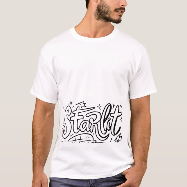 Starlit Guidance Men's Basic T-Shirt 💫👕 (Front)