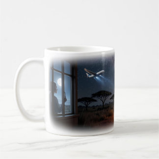 Starlit Longing Across Silent Distance Mug
