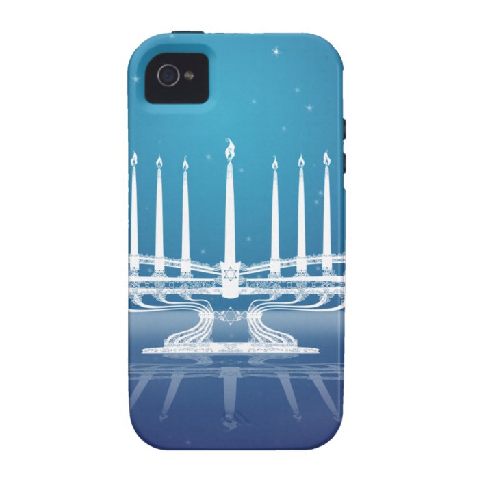 Starlit Menorah II Case Mate iPhone 4 Cover