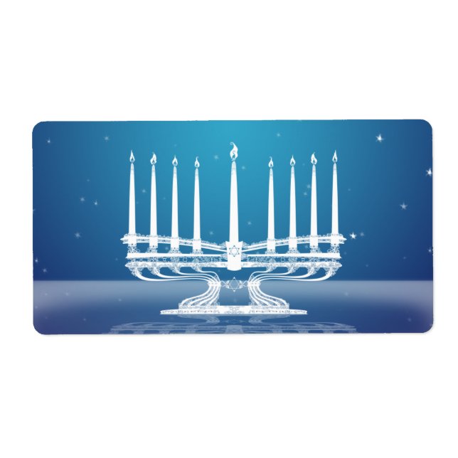 Starlit Menorah II Label (Front)
