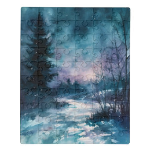 Starlit Path Through the Frost Jigsaw Puzzle