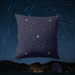 Starlit Serenity Throw Pillow