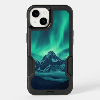 Starlit Silence – Custom Quote Print with Aurora & OtterBox iPhone 14 Case