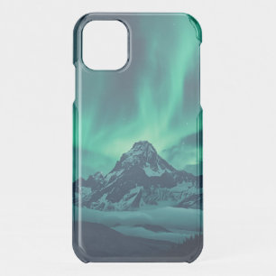 Starlit Silence – Custom Quote Print with Aurora & iPhone 11 Case