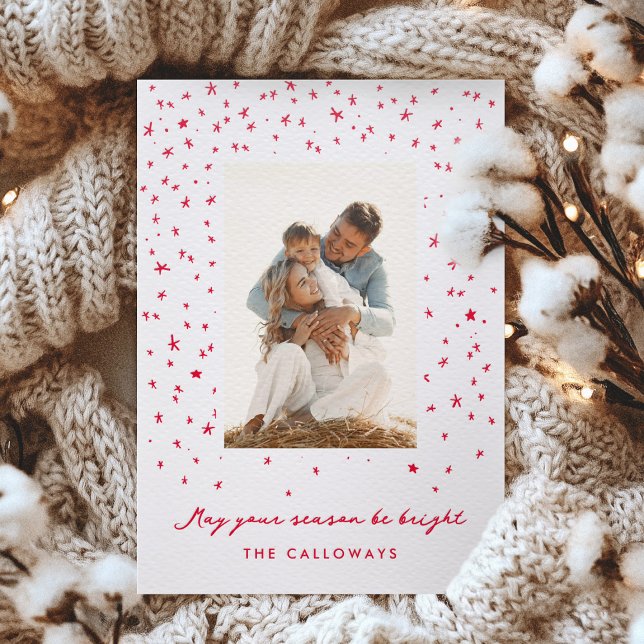Starlit Sky Illustrated Holiday Letterpress Photo Cards (Starlit Sky Illustrated Holiday Letterpress Photo Cards)