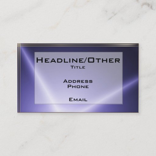 Customizable Starlite Business Card