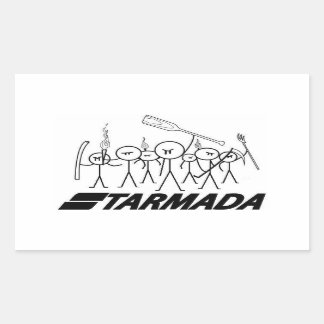 Starmada gear rectangular sticker