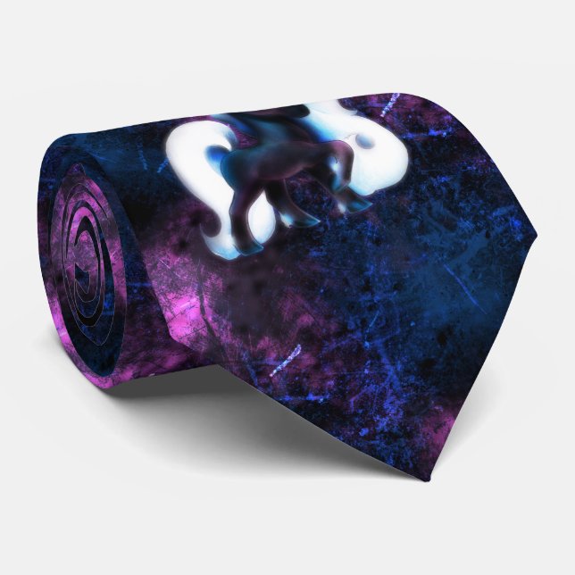 Starmist Unicorn Neck Tie (Rolled)