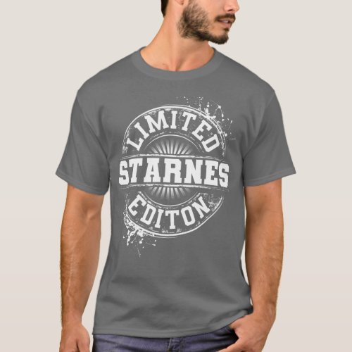 STARNES Funny Surname Family Tree Birthday Gift T_Shirt