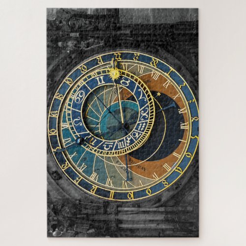 Starometsky orloj Astronomical clock Prague Jigsaw Puzzle