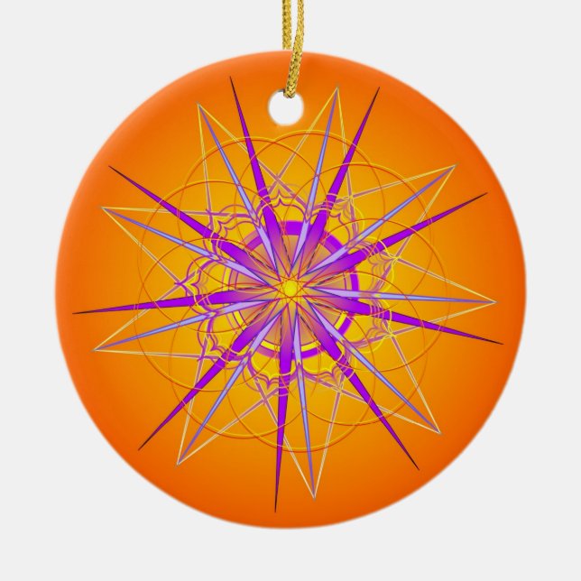 StarOne Ceramic Ornament (Front)