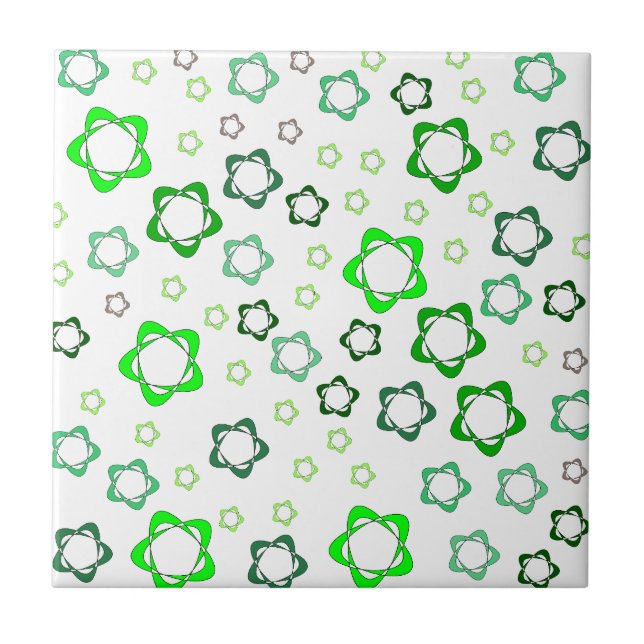 Starred Ceramic Tile (Front)