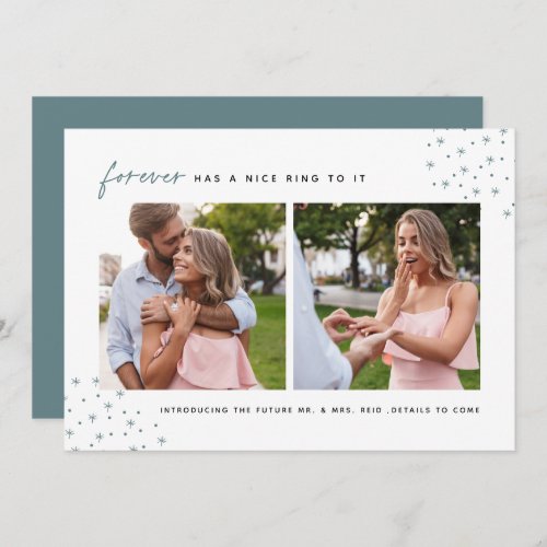 Starred Forever  2 Photo Engagement Announcement