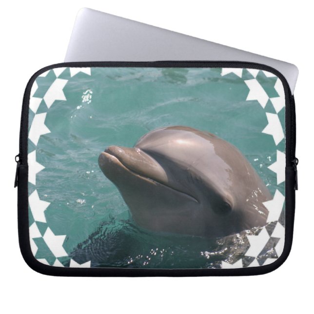 Starring a Dolphin Laptop Sleeve (Front)