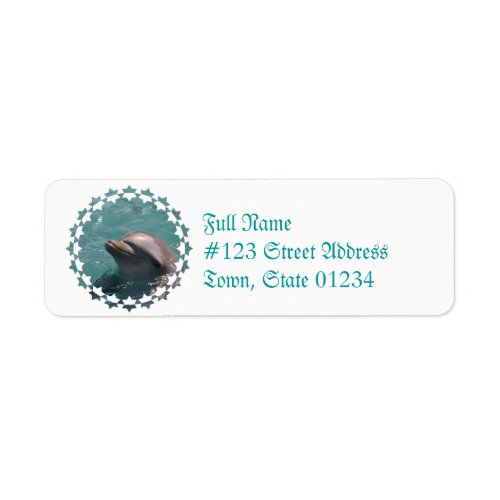Starring a Dolphin Mailing Labels