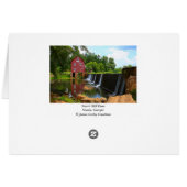 Starr's Mill Dam Cards (Back Horizontal)