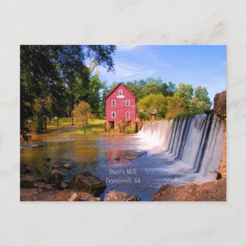 Starr's Mill  Fayetteville  Georgia  Postcard by Virginia5050 at Zazzle