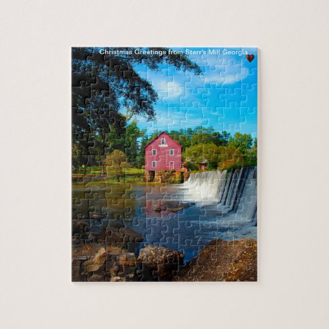 Starr's Mill Georgia. Jigsaw Puzzle (Vertical)