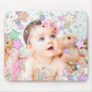 Starry Baby Photo Mouse Pad