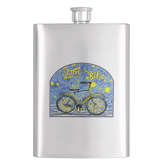 Starry Bike Flask (Front)