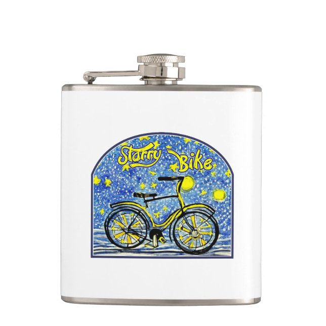 Starry Bike Flask (Front)