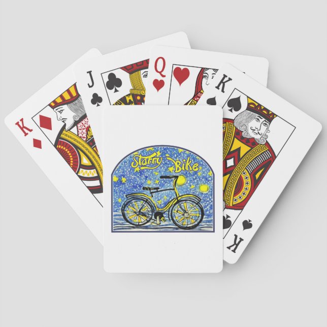 Starry Bike Poker Cards (Back)